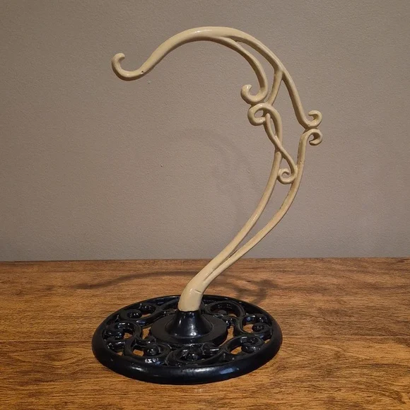 ENAMEL COATED CAST IRON Banana Hanger Stand - Picture 4 of 13